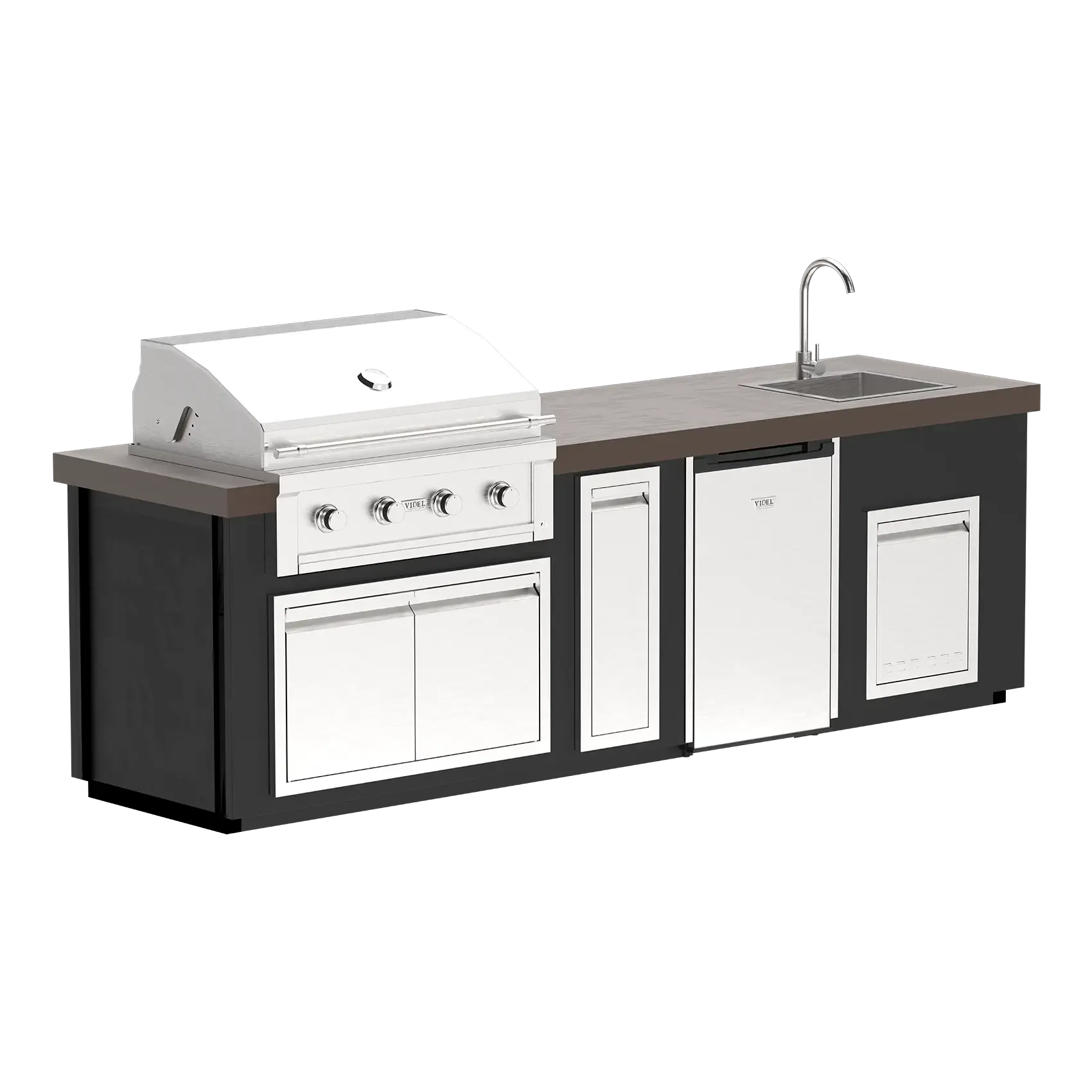 Videl Grills Luxe 112I - BBQ Island - Aqvina LLC
