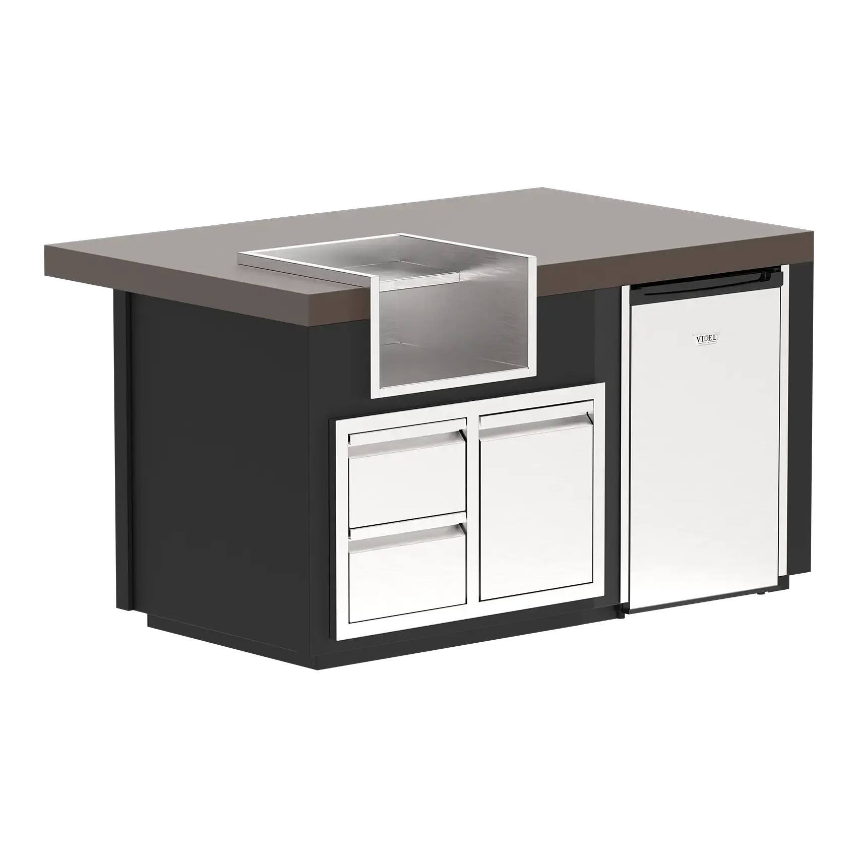 Videl Grills Luxe 64I Margarita Center - BBQ Island - Aqvina LLC