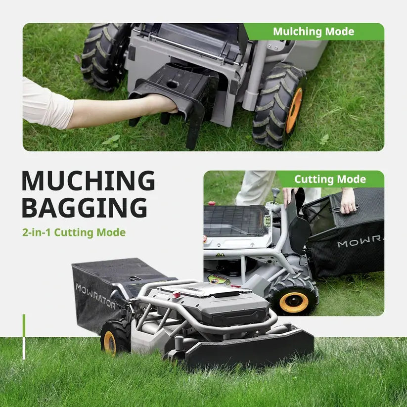 Mowrator S1 2WD Lawn Mower + Extra 12Ah Battery Mowrator