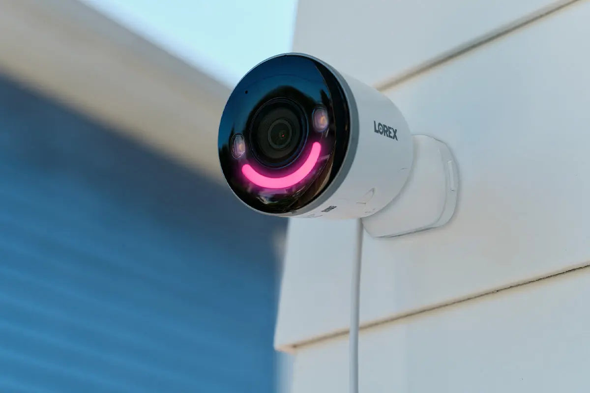 Lorex 4K Wireless Spotlight Wi-Fi 6 Security Camera – AC-Powered Wi-Fi (32 GB, Cloud-Enabled) - Aqvina LLC