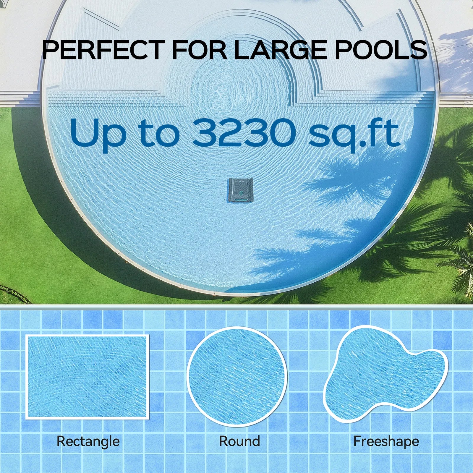 WYBOT S2 Solar Vision Robotic Pool Cleaner - Aqvina LLC