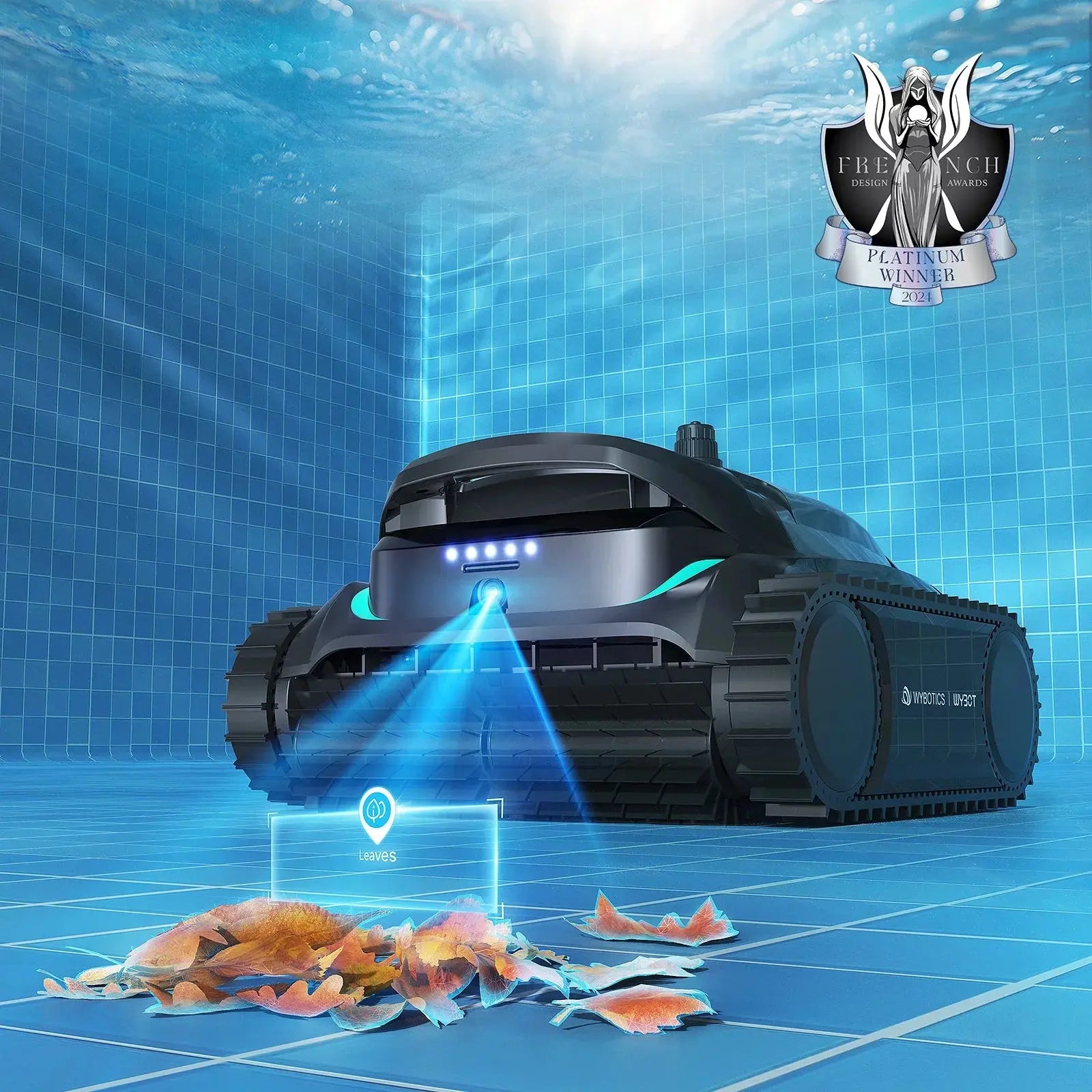 WYBOT M2 Vision Tech High-End Cordless Robotic Pool Cleaner - Aqvina LLC