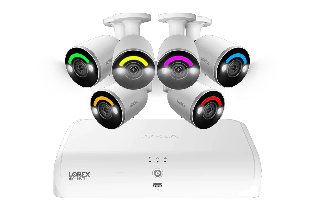 Lorex E894-8SB4 4K Fusion NVR System with Smart Security Lighting