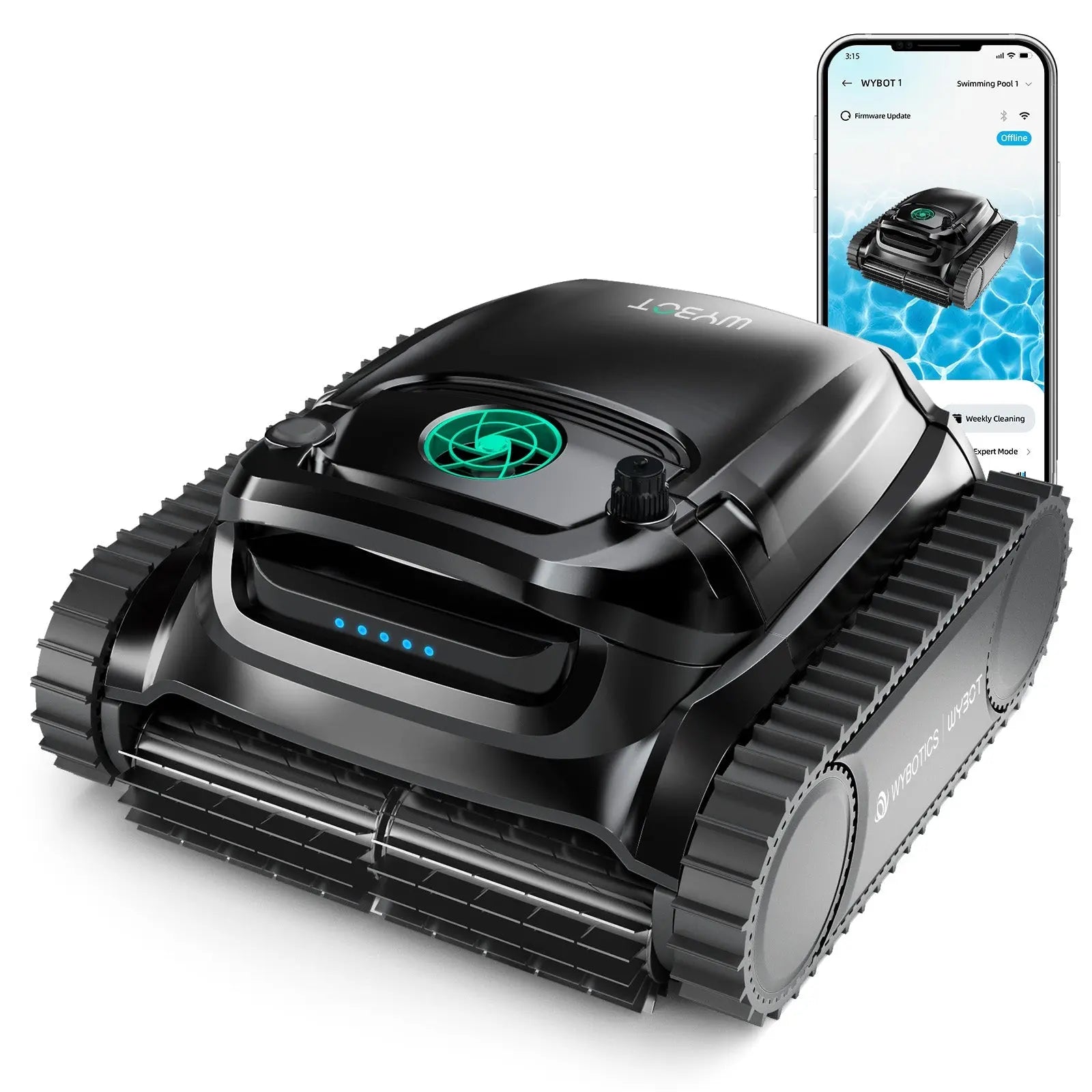 WYBOT M1 Cordless Robotic Pool Cleaner - Aqvina LLC