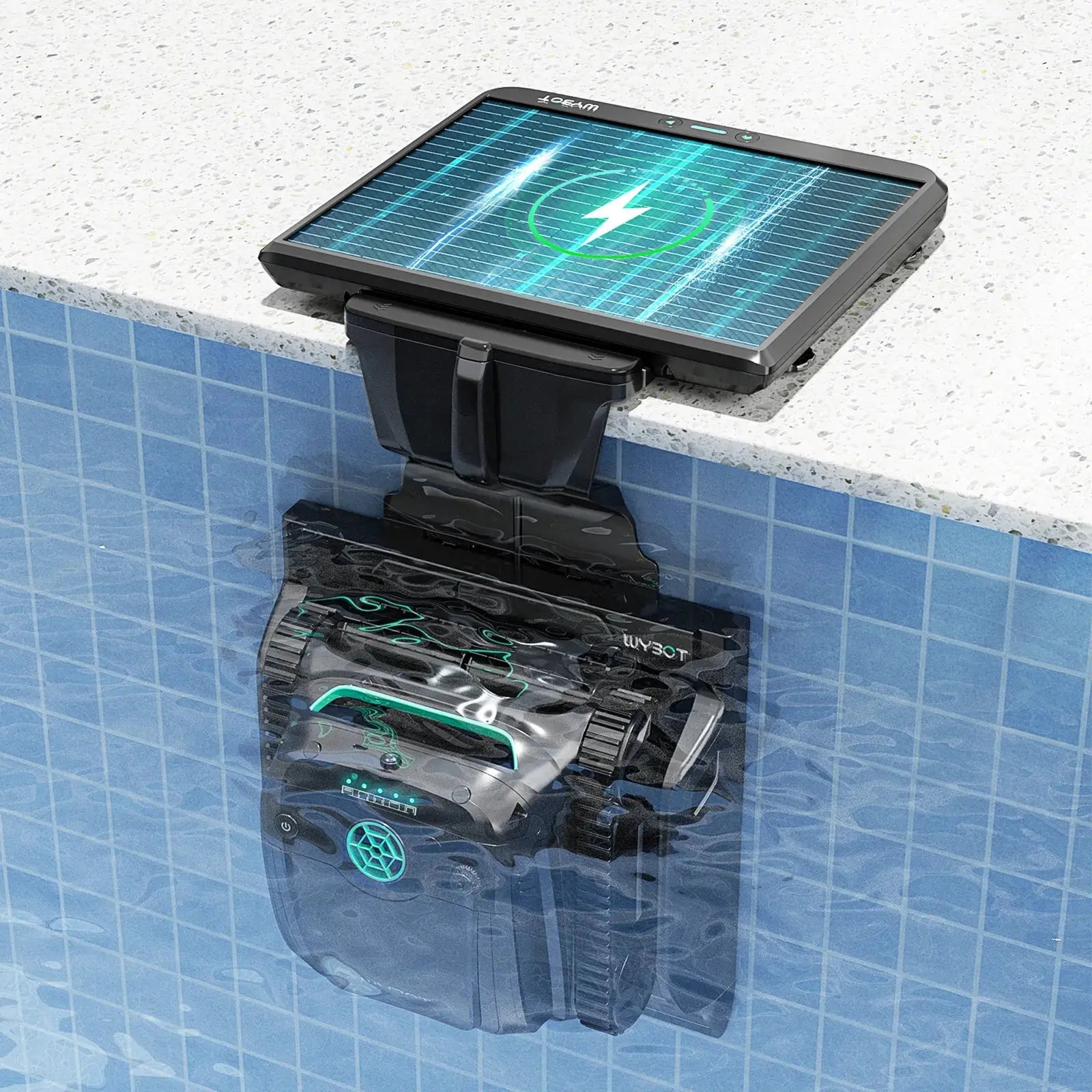 WYBOT S2 Solar Vision Robotic Pool Cleaner - Aqvina LLC