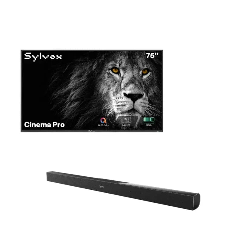 Sylvox Cinema Pro 75" Helio QLED Outdoor TV-( 120HZ, 3500Nits)