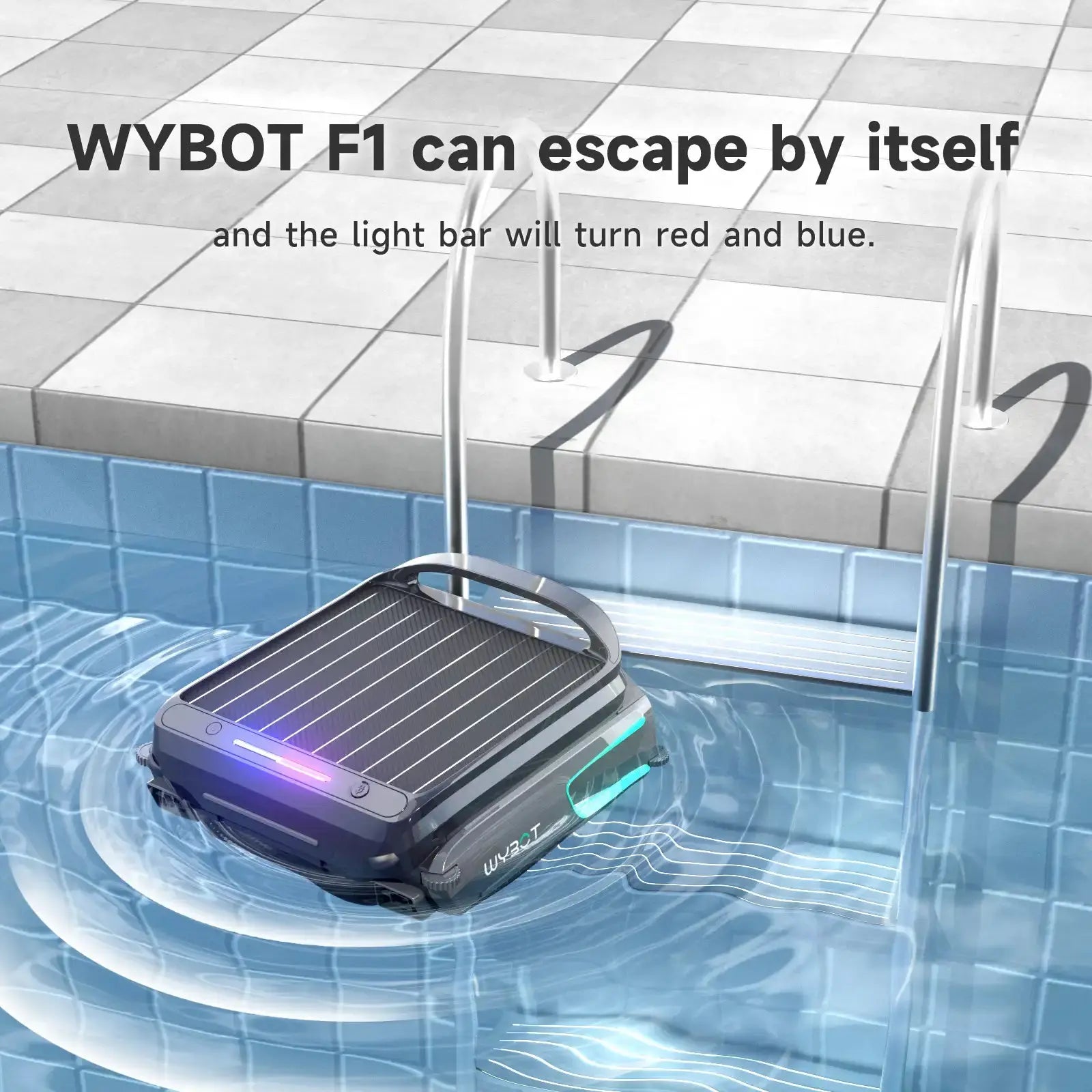 WYBOT F1 Pool Skimmer Solar Powered Robotic Cleaner - Aqvina LLC