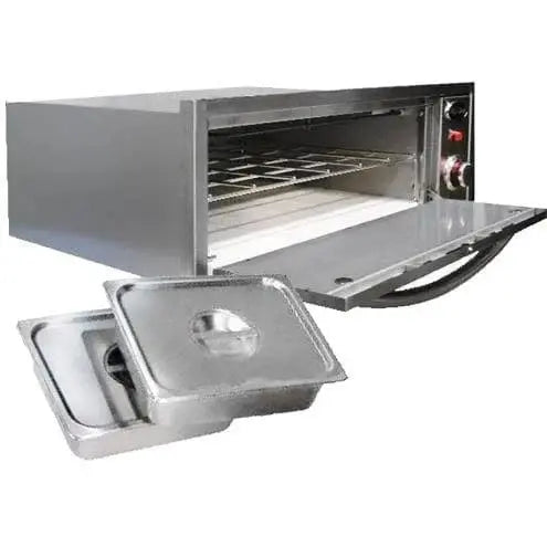 Cal Flame 2-In-1 Oven Built-in Steel Warmer & Pizza Oven