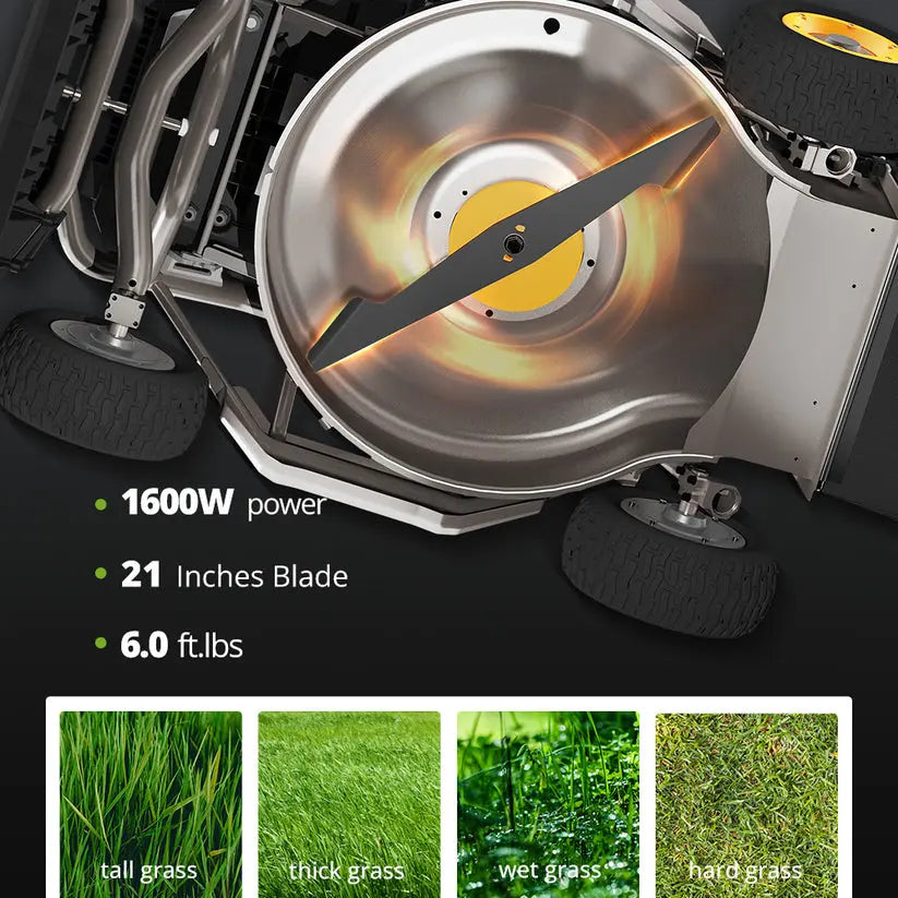 Mowrator S1 4WD Lawn Mower + 1 Year Extended Warranty - Aqvina LLC