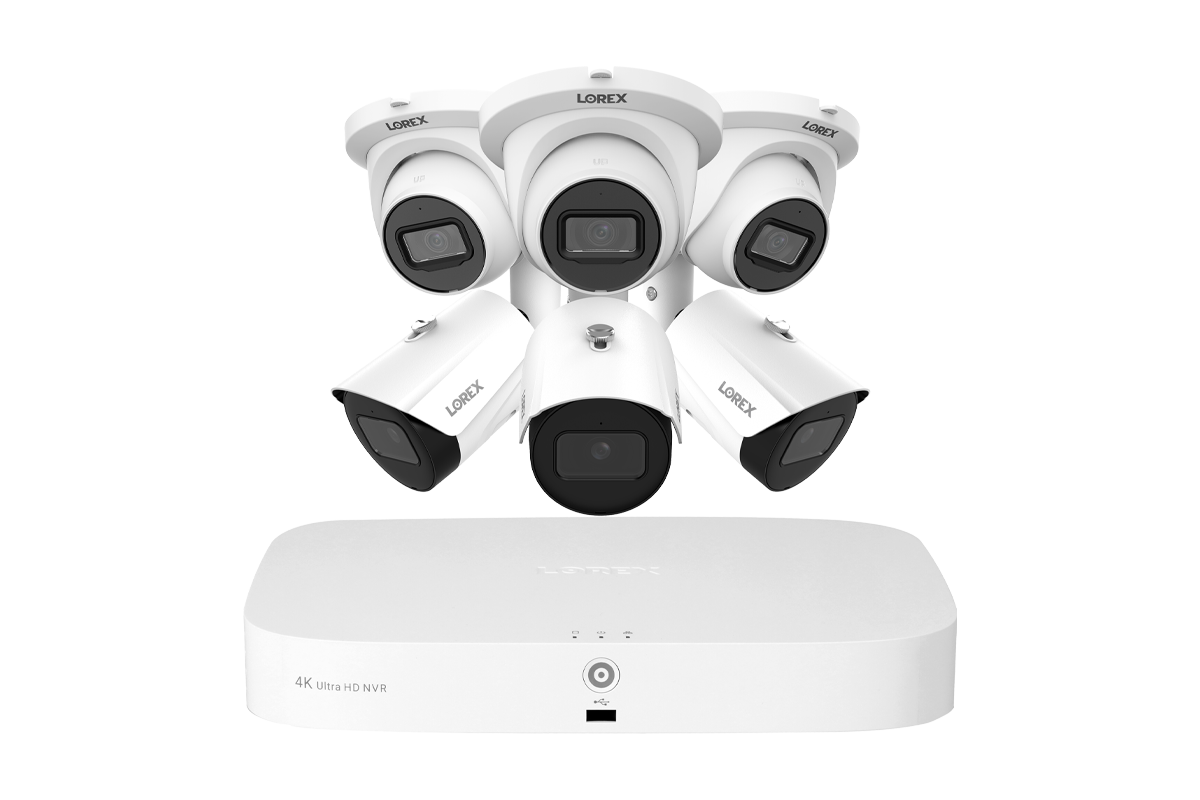 Lorex Fusion 4K 16-Channel Wired NVR System with 2TB Storage & IP Cameras