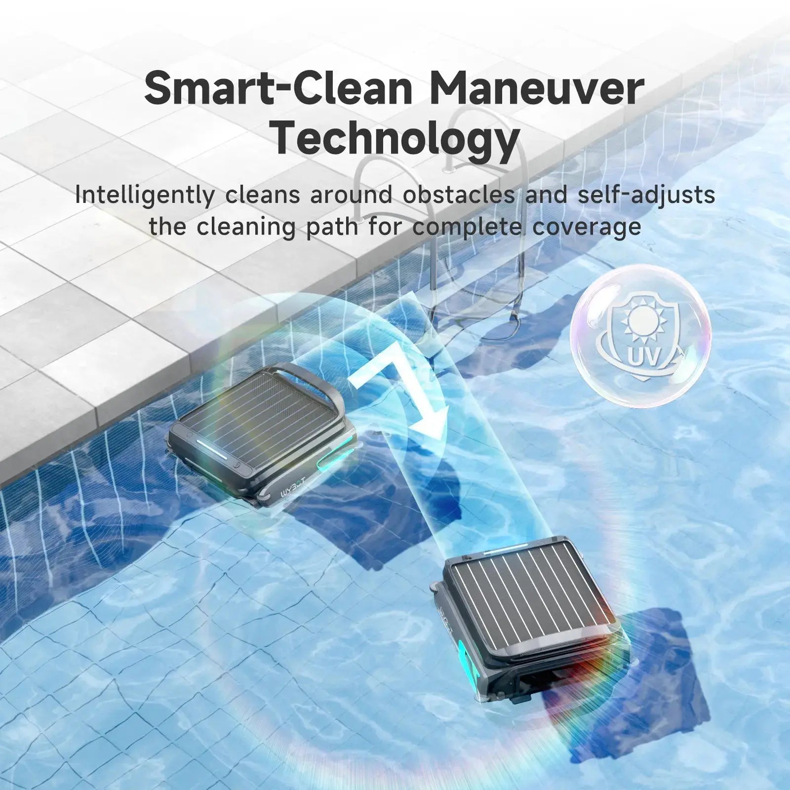 WYBOT F1 Pool Skimmer Solar Powered Robotic Cleaner - Aqvina LLC