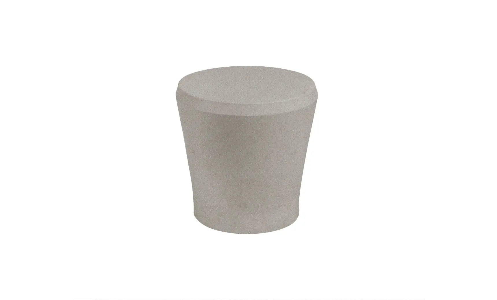 Affinity side table in walnut finish with glass top and metal legs