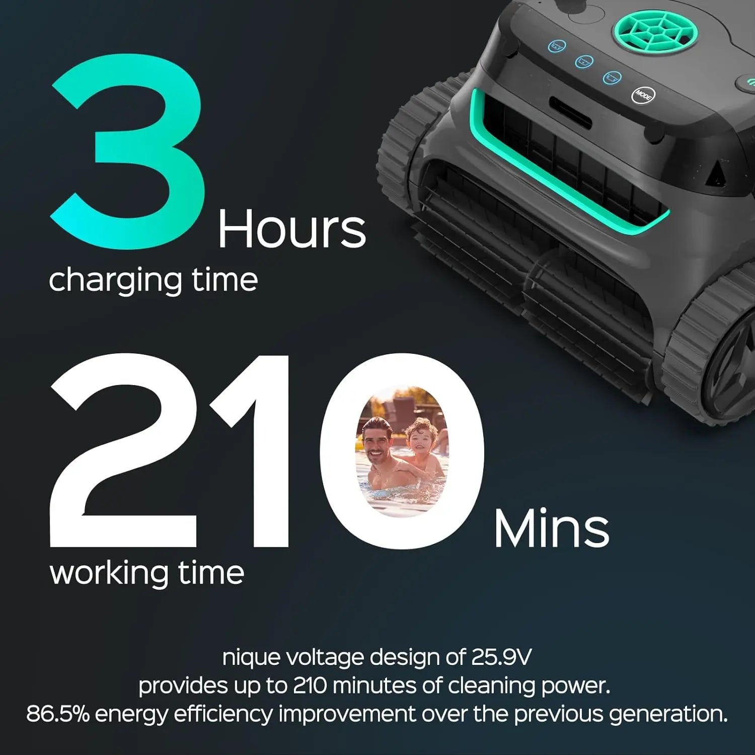 WYBOT S2 High-end Cordless Robotic Pool Cleaner - Aqvina LLC