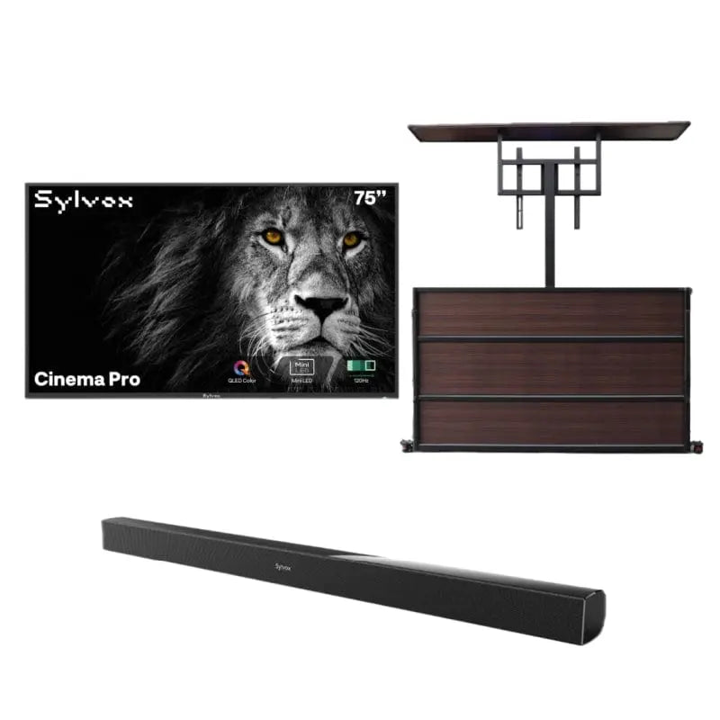 Sylvox Cinema Pro 75" Helio QLED Outdoor TV-( 120HZ, 3500Nits)