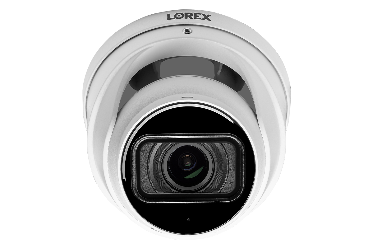 Lorex N4 – 4K (8 MP) IP ePOE Wired Turret Security Camera with Listen-In Audio, Motorized Varifocal Lens & Advanced Analytics