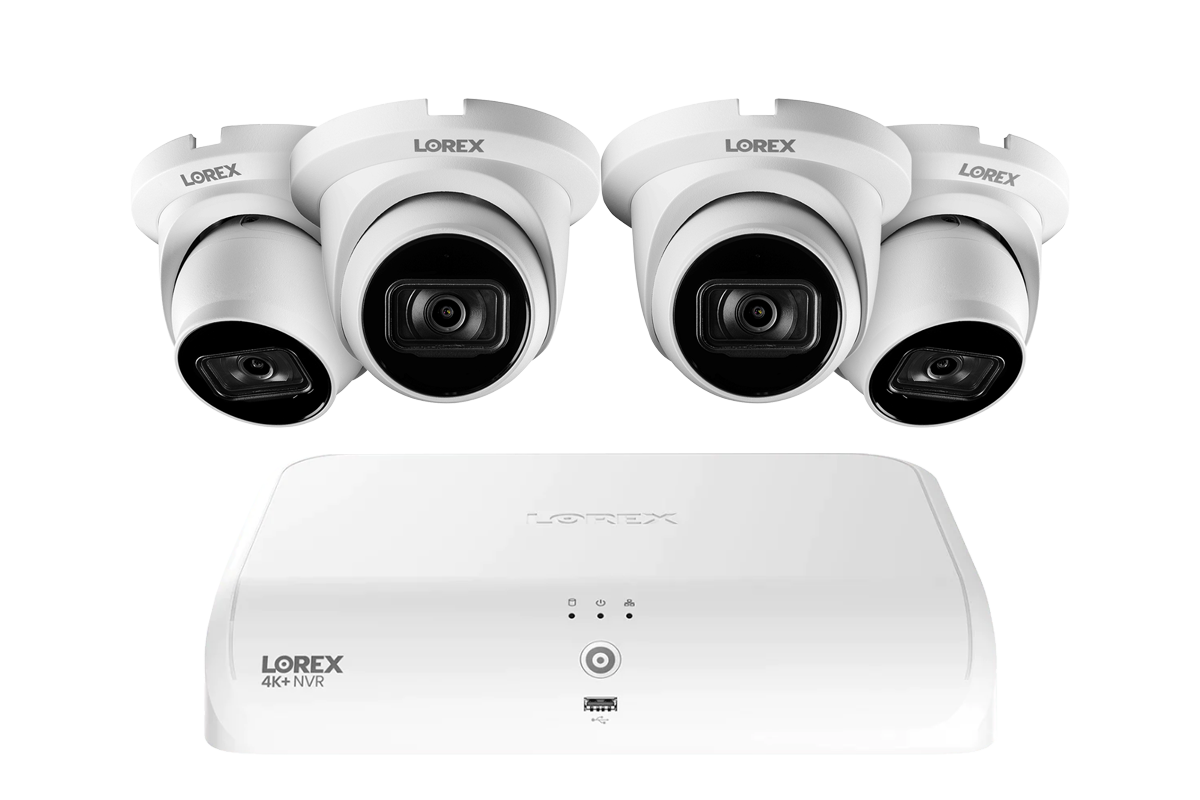 Lorex Fusion Series 4K+ 16-Channel (8 Wired + 8 Fusion Wi-Fi) 2 TB Wired System with A14 Wired 4K IP Dome Cameras