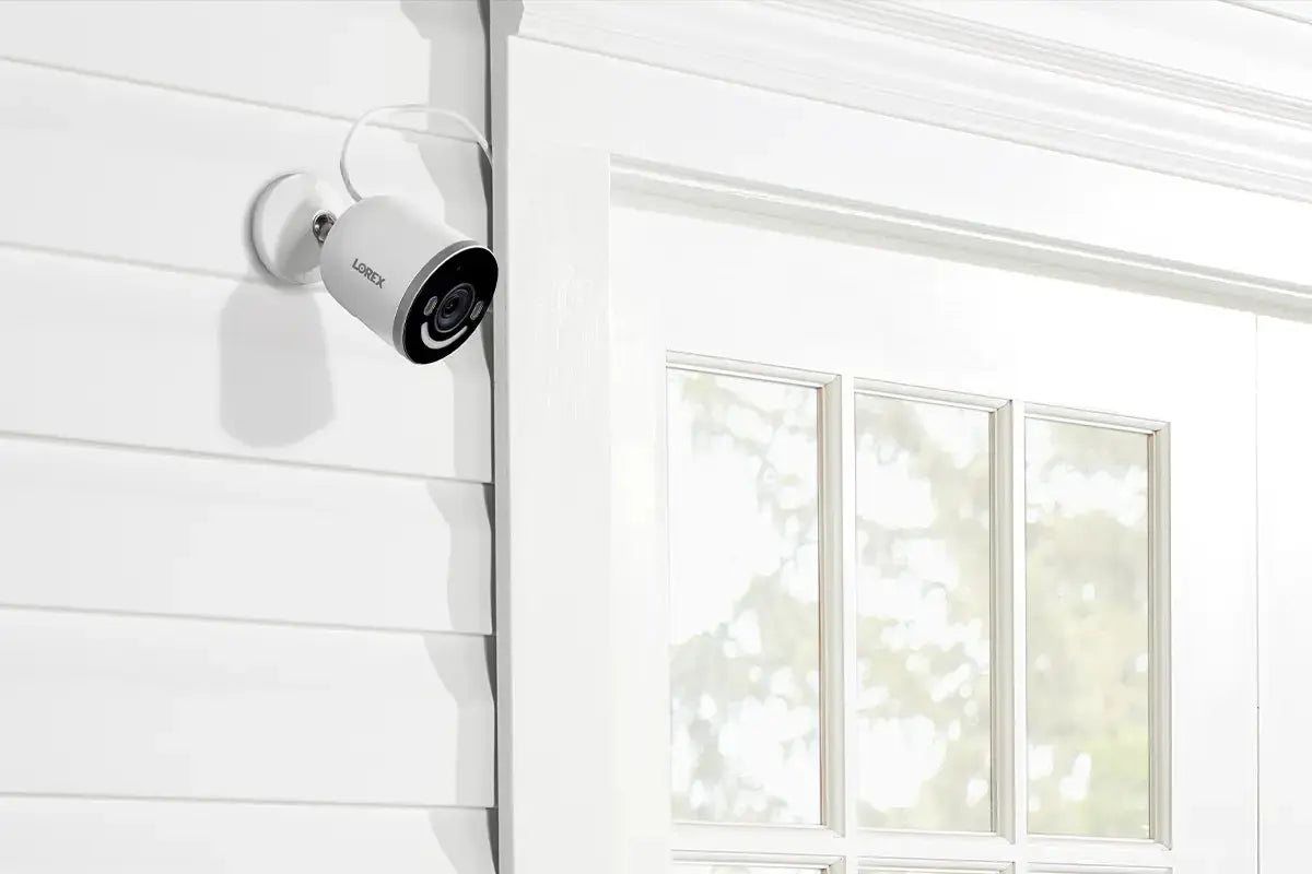 Lorex 4K Wireless Spotlight Wi-Fi 6 Security Camera – AC-Powered Wi-Fi (32 GB, Cloud-Enabled) - Aqvina LLC