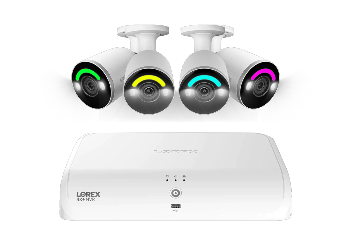 Lorex E894-8SB4 4K Fusion NVR System with Smart Security Lighting