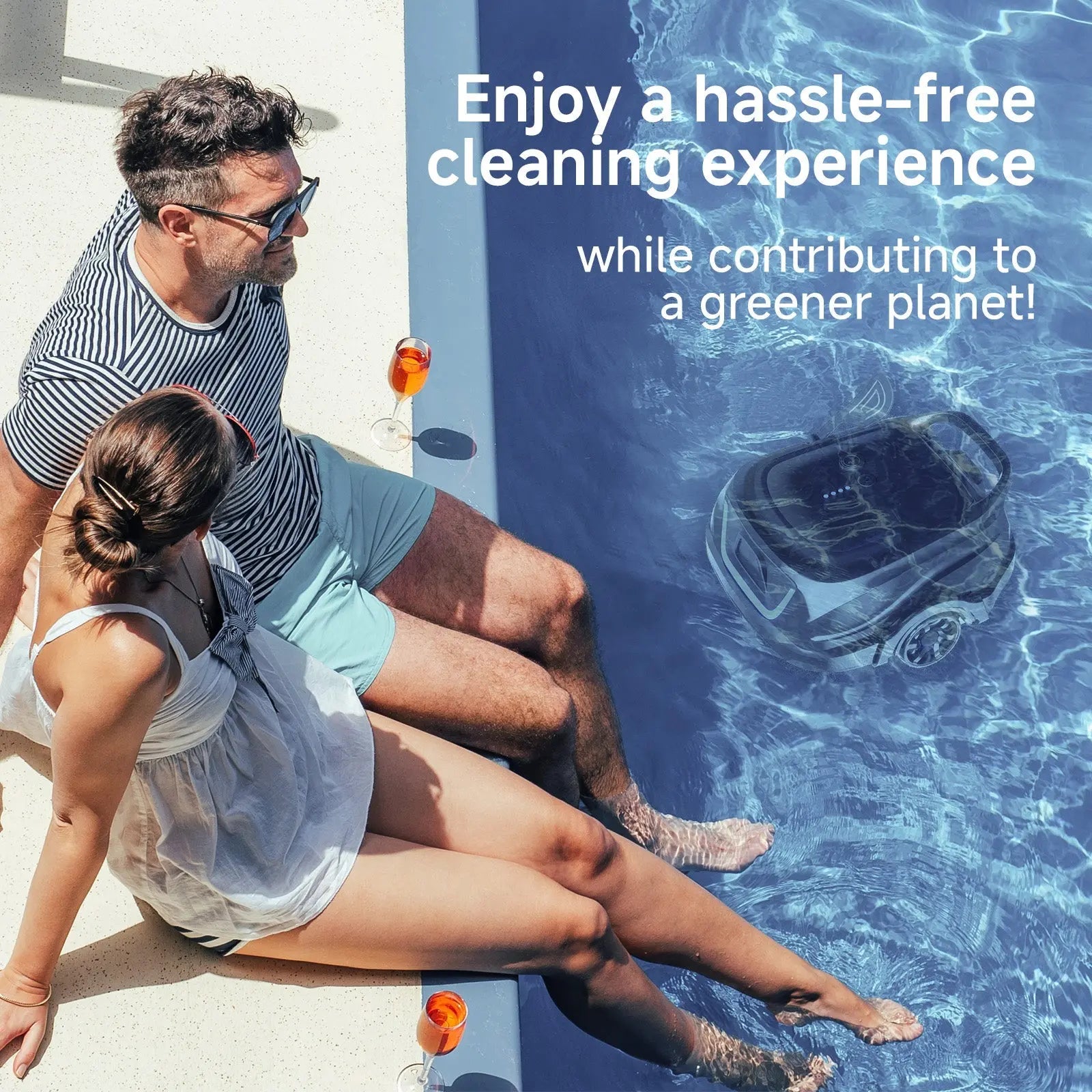 WYBOT A1 Cordless Robotic Pool Cleaner - Aqvina LLC