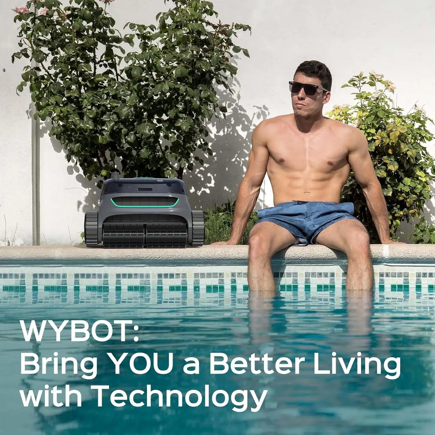 WYBOT S2 High-end Cordless Robotic Pool Cleaner - Aqvina LLC