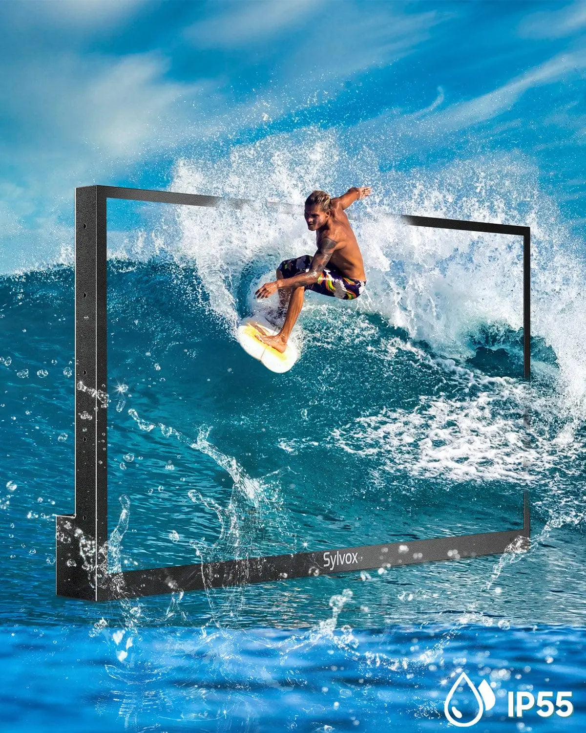55" Premium QLED Google Outdoor TV - 2024 Pool Pro QLED 2.0 Series
