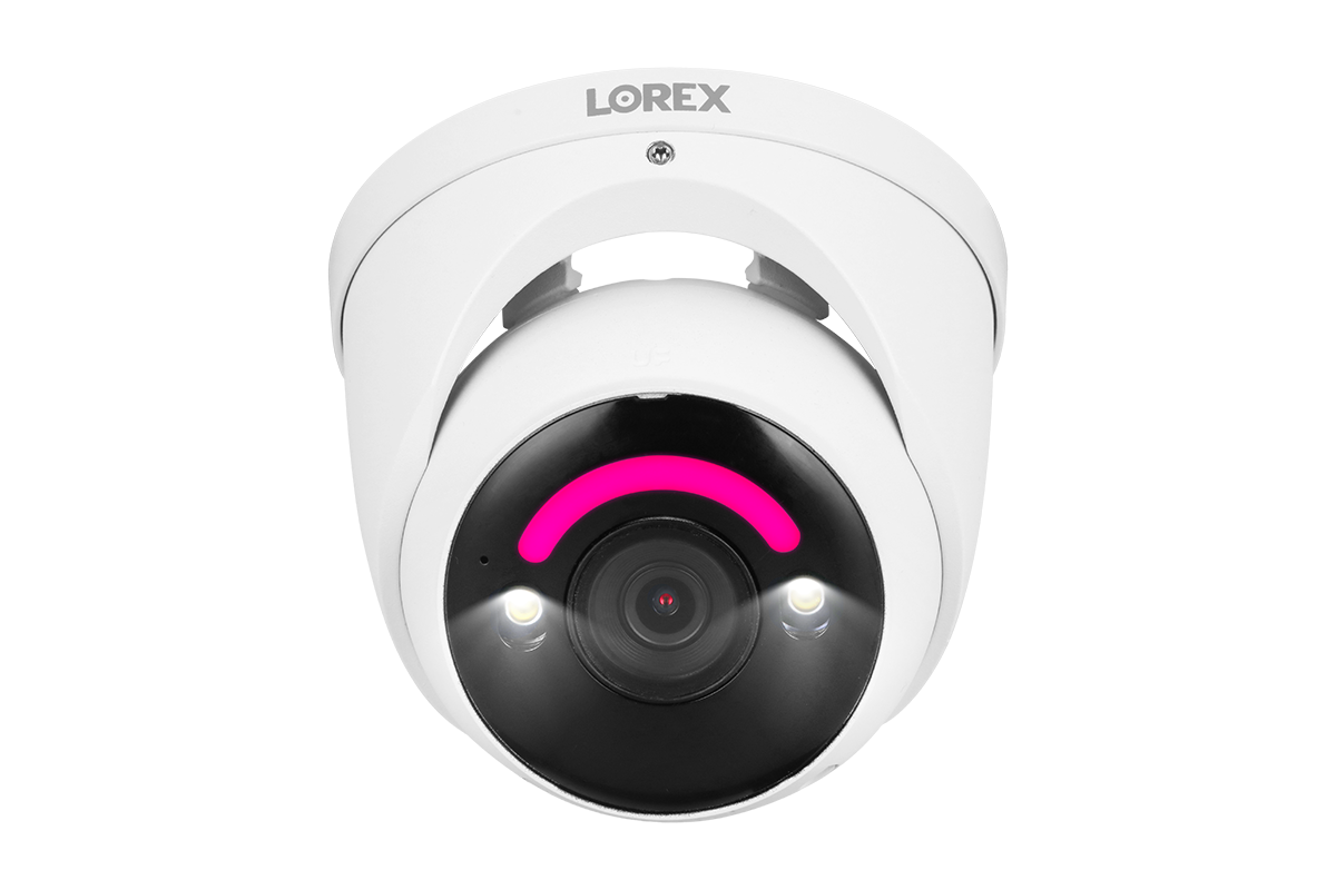 Lorex H30 4K+ 12MP IP Wired Dome Camera with Smart Security Lighting