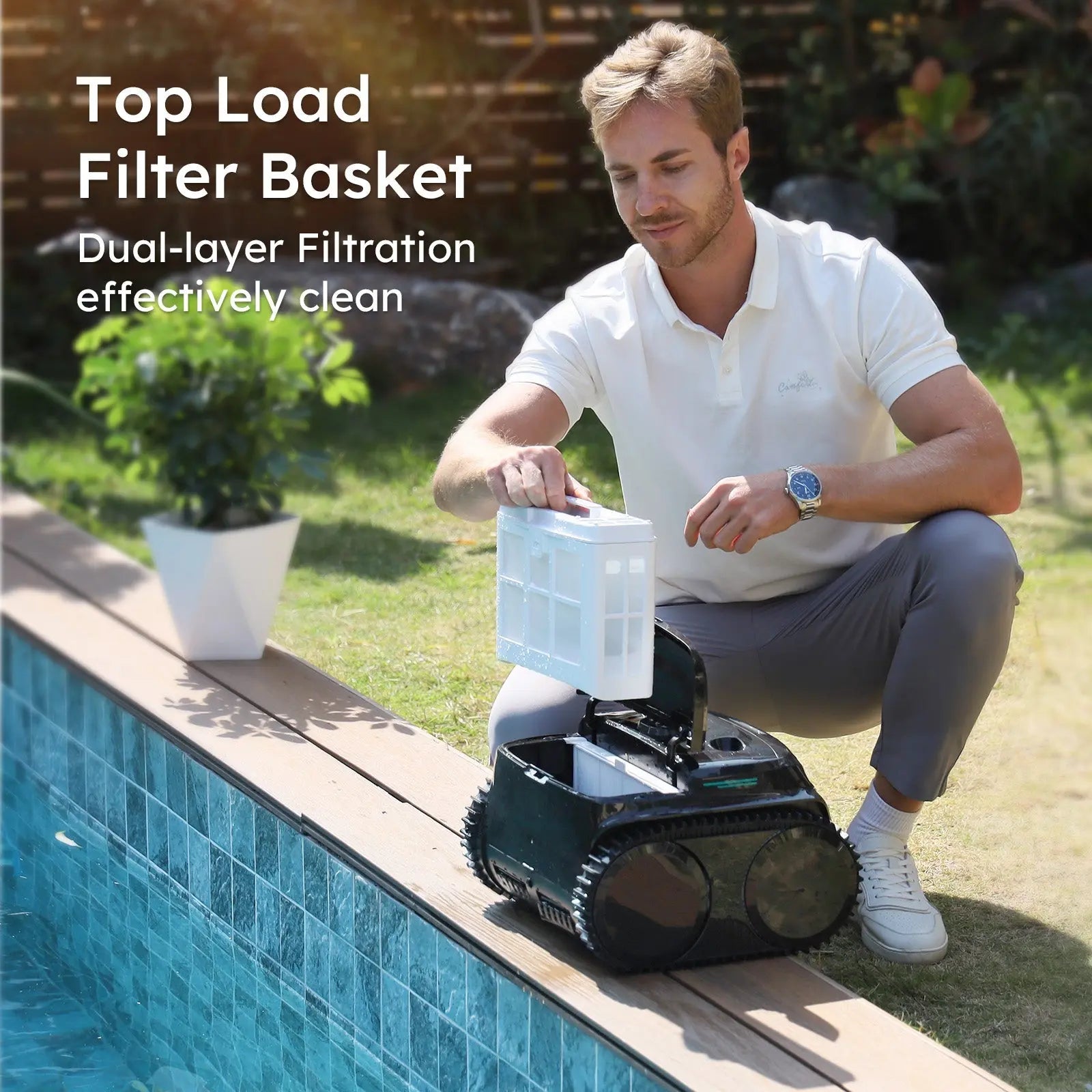WYBOT C2 Vision Cordless Robotic Pool Cleaner - Aqvina LLC