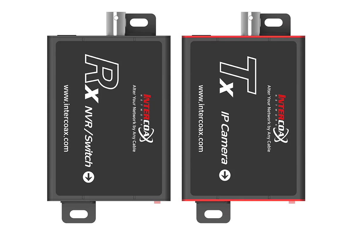 Lorex Professional Single Port IP & PoE over Coax Set (1200m/4000ft End-to-End Converters)