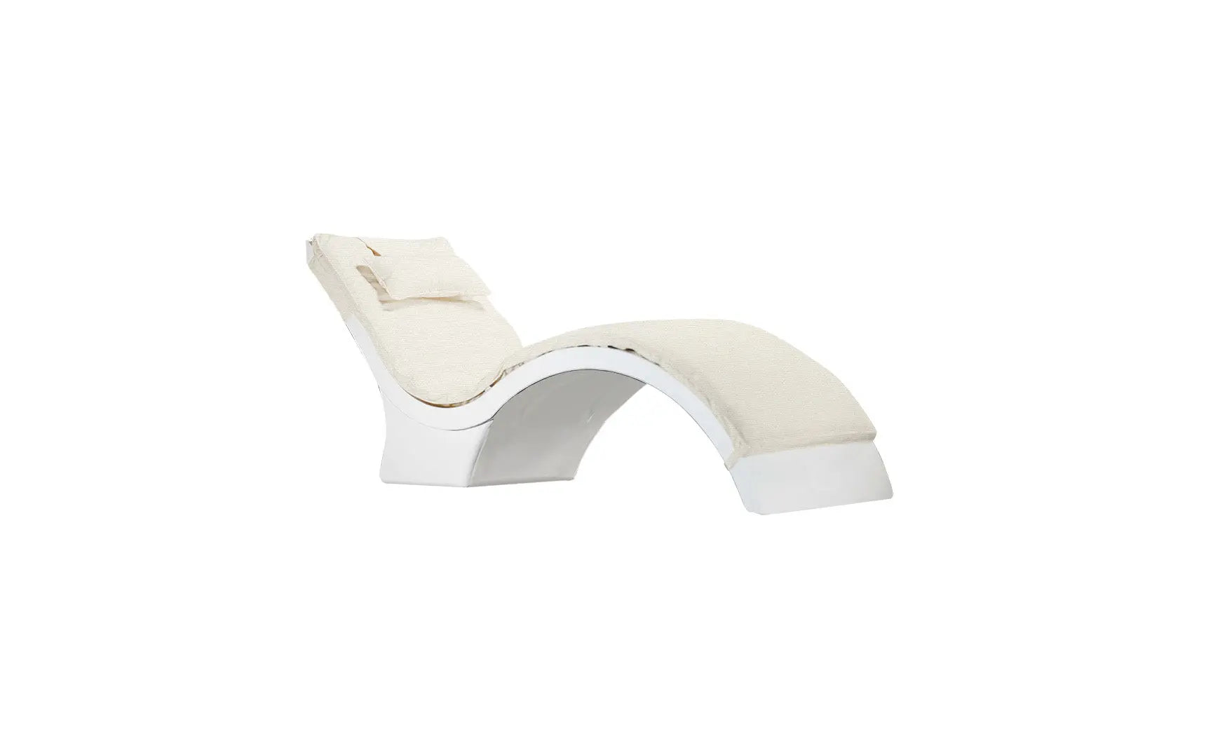 Signature chaise lounge cushion featuring soft, plush fabric in a modern design.