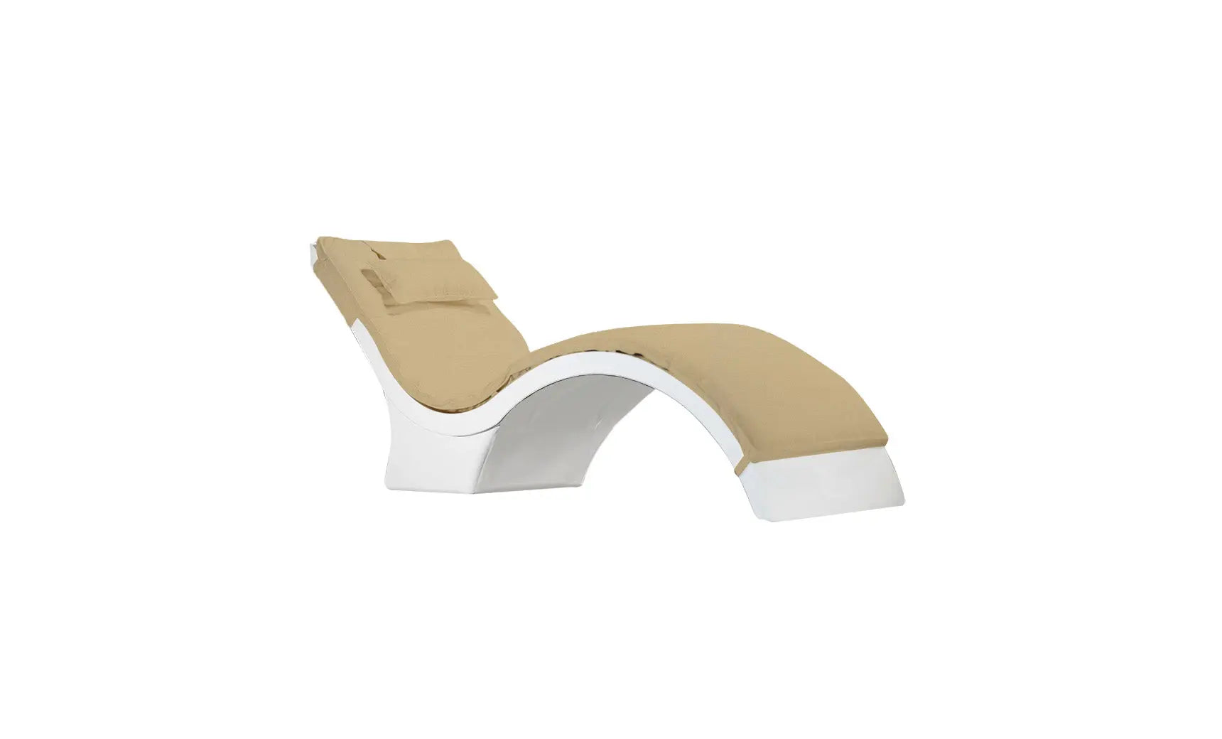 Signature chaise lounge cushion featuring soft, plush fabric in a modern design.