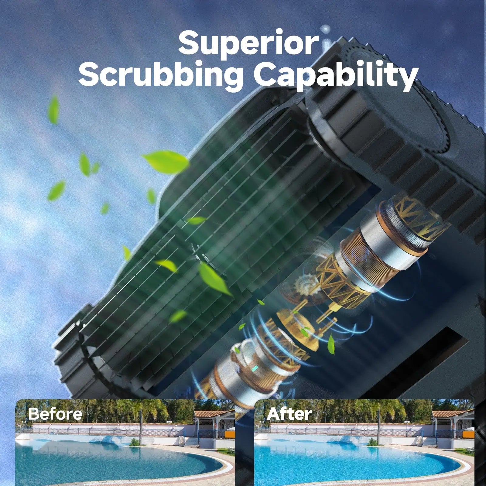 WYBOT M1 Cordless Robotic Pool Cleaner - Aqvina LLC