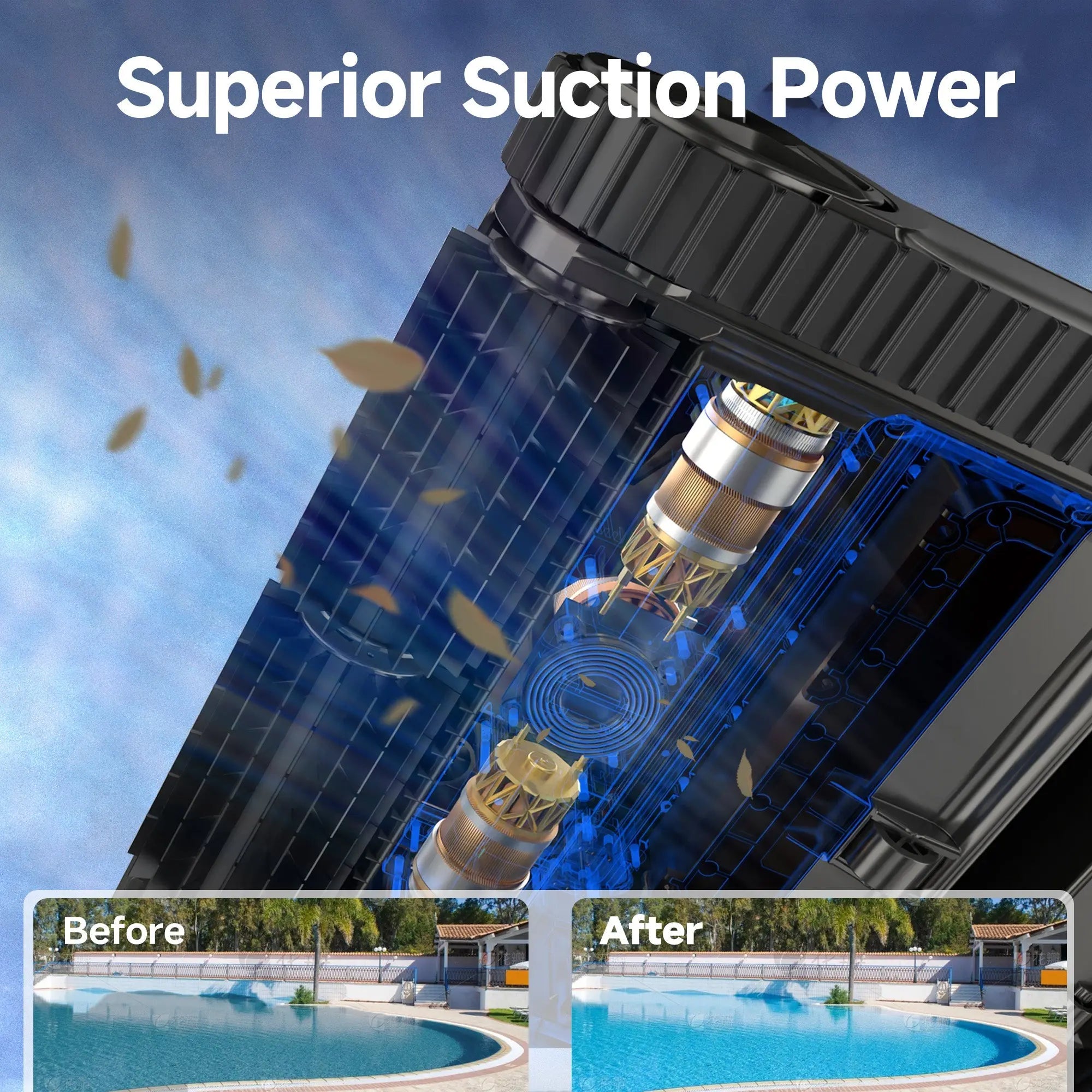 WYBOT S2 High-end Cordless Robotic Pool Cleaner - Aqvina LLC