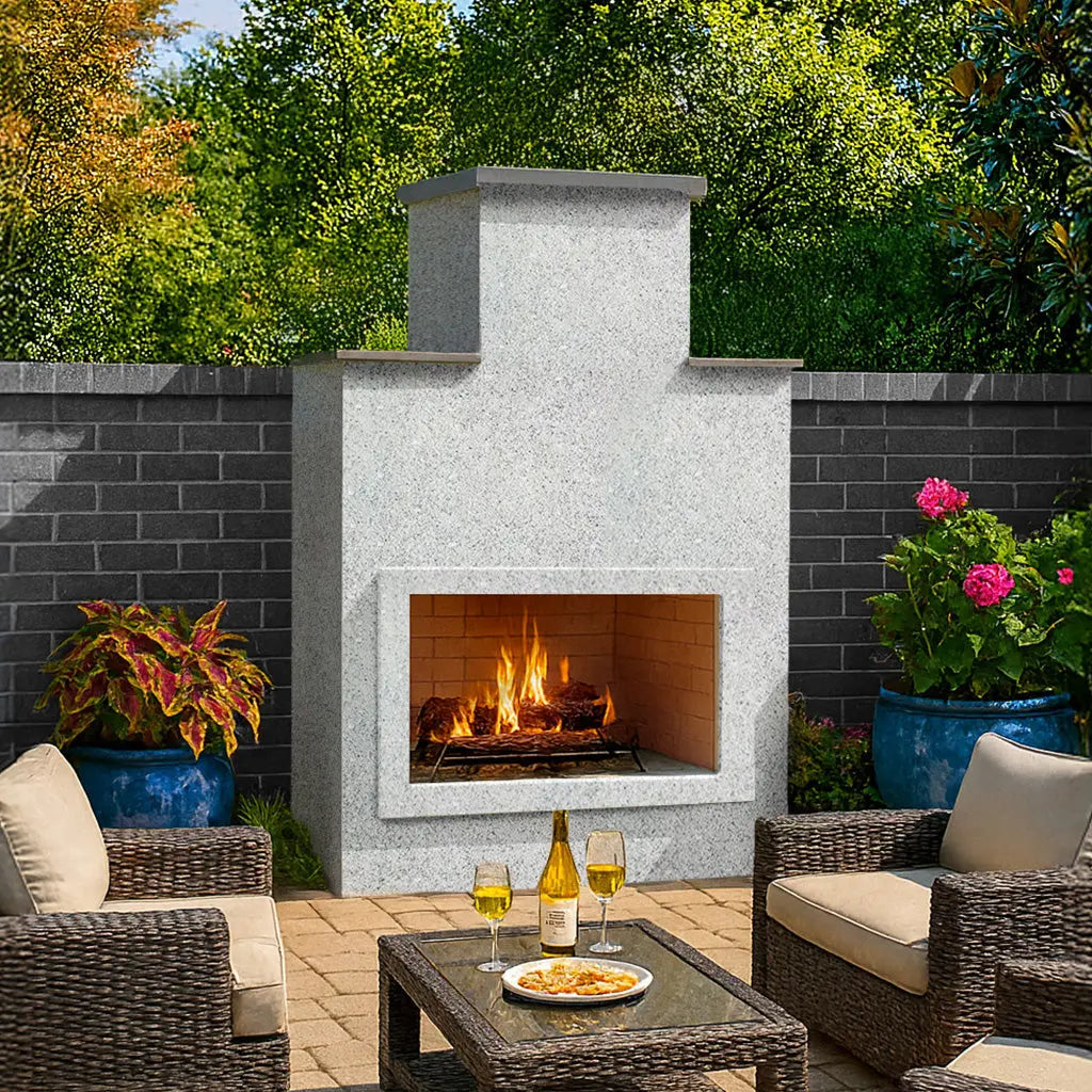 Cal Flame - Indio Contemporary Outdoor Gas Fireplace - FRP-903-1 | AQVINA World - Aqvina LLC