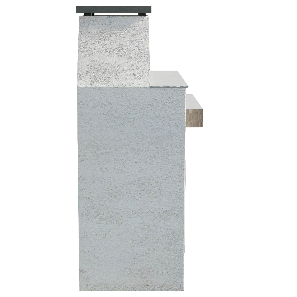 Cal Flame - Ladero Modern Outdoor Gas Fireplace with Mantel | Model: FRP905-1 | AQVINA World - Aqvina LLC