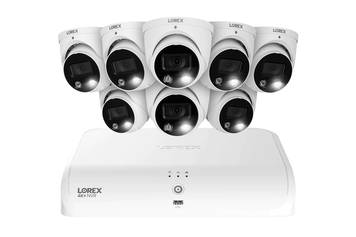 Lorex Fusion 16-Channel 4K NVR System with H13 IP Dome Cameras
