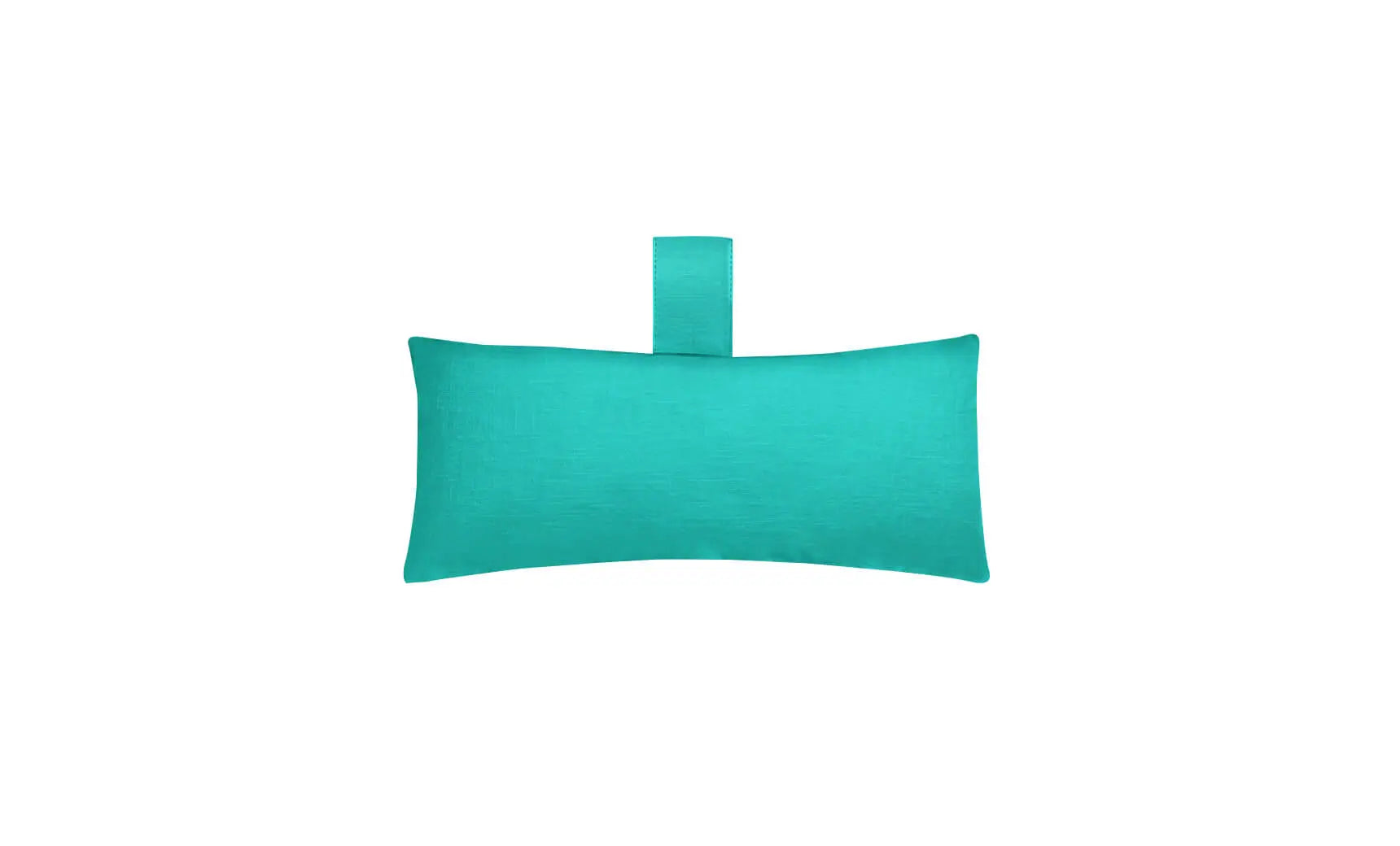 Autograph headrest pillow with soft fabric and adjustable straps for comfort during travel.