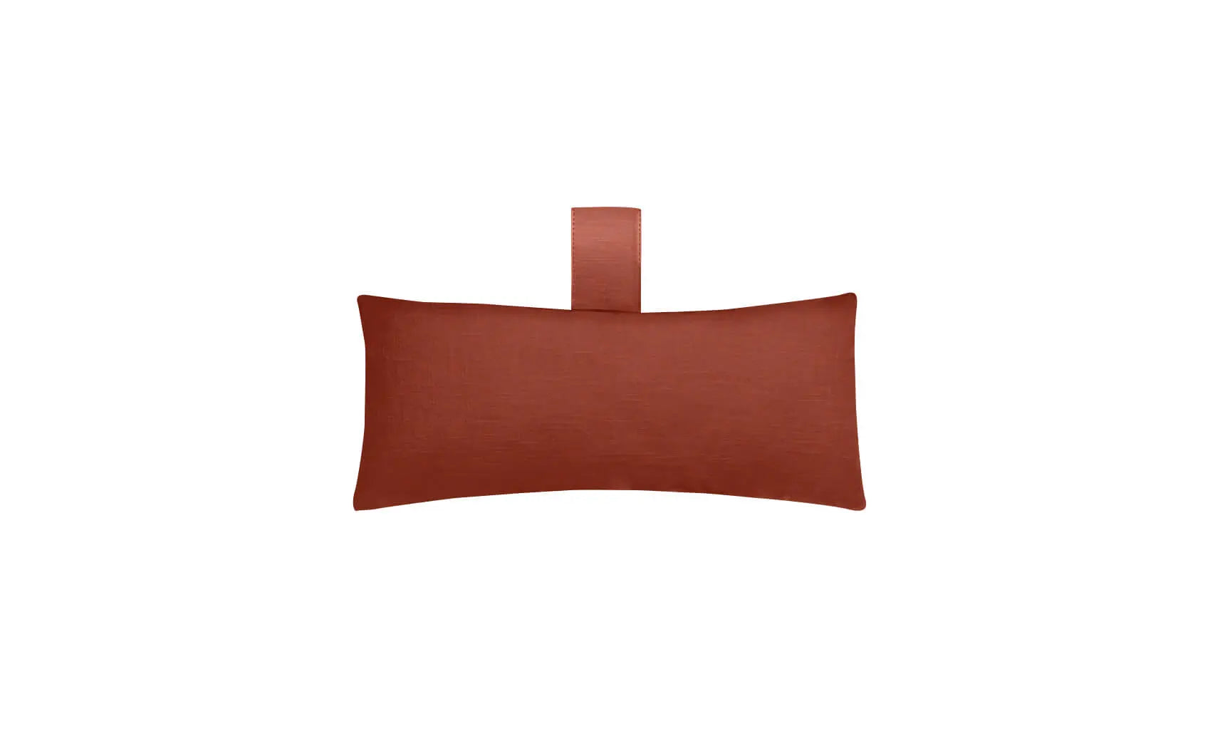 Autograph headrest pillow with soft fabric cover and adjustable design for comfortable support during travel.