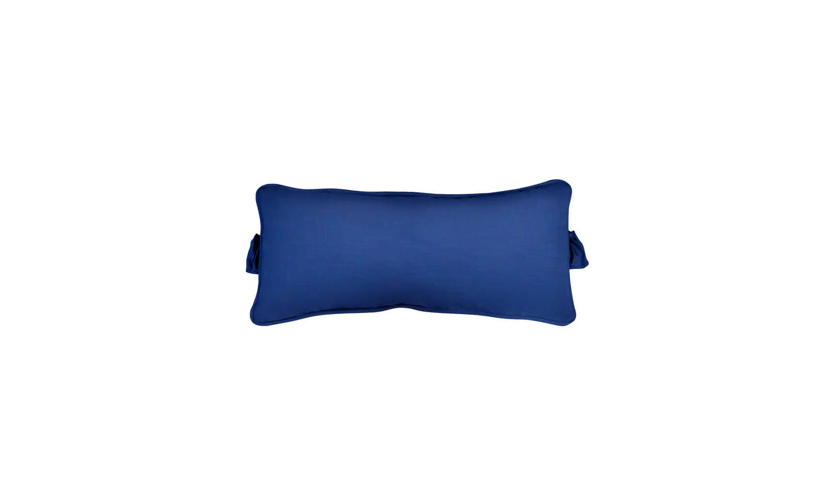 Signature headrest pillow with soft fabric cover and adjustable design for comfortable support during travel.