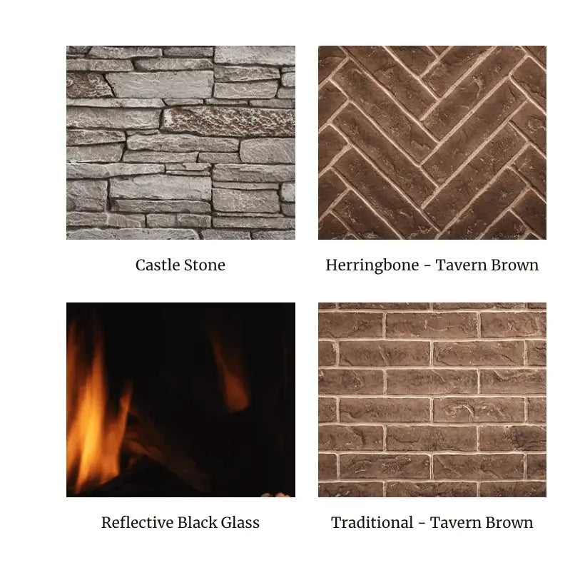 Majestic Meridian Platinum 42" direct vent gas fireplace with touchscreen remote control panel