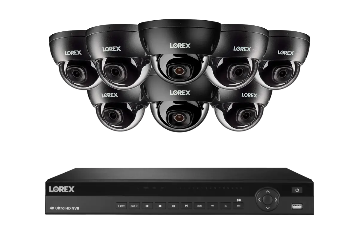Lorex Elite Series NVR with A4 4 MP (2K) IP Dome Cameras – 4K 16-Channel 4 TB Wired System - Aqvina LLC