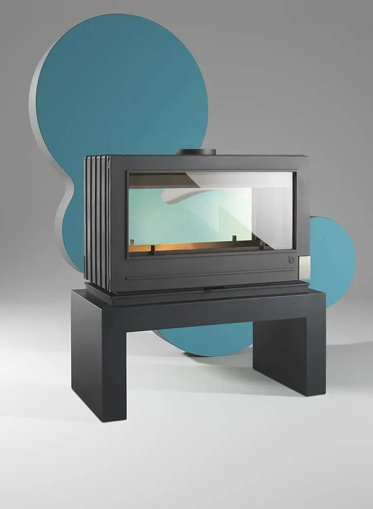 Invicta Aaron Linear See-Through Wood Stove 6129-04