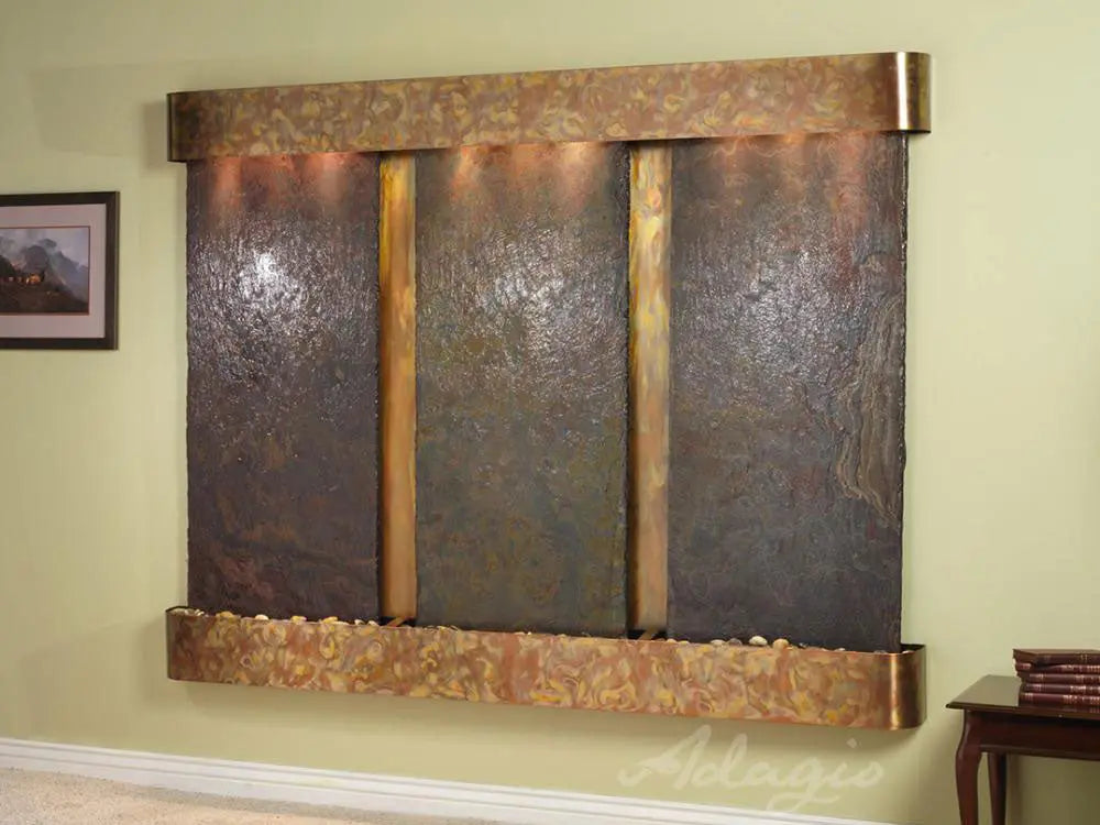 Adagio Deep Creek Falls - Indoor Wall Fountain AWF-DCFR1540 - Aqvina LLC