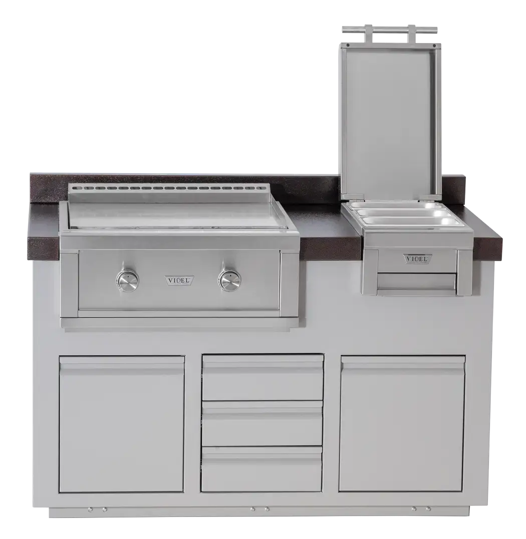 Videl Grills Alta 60I B - BBQ Island - Aqvina LLC