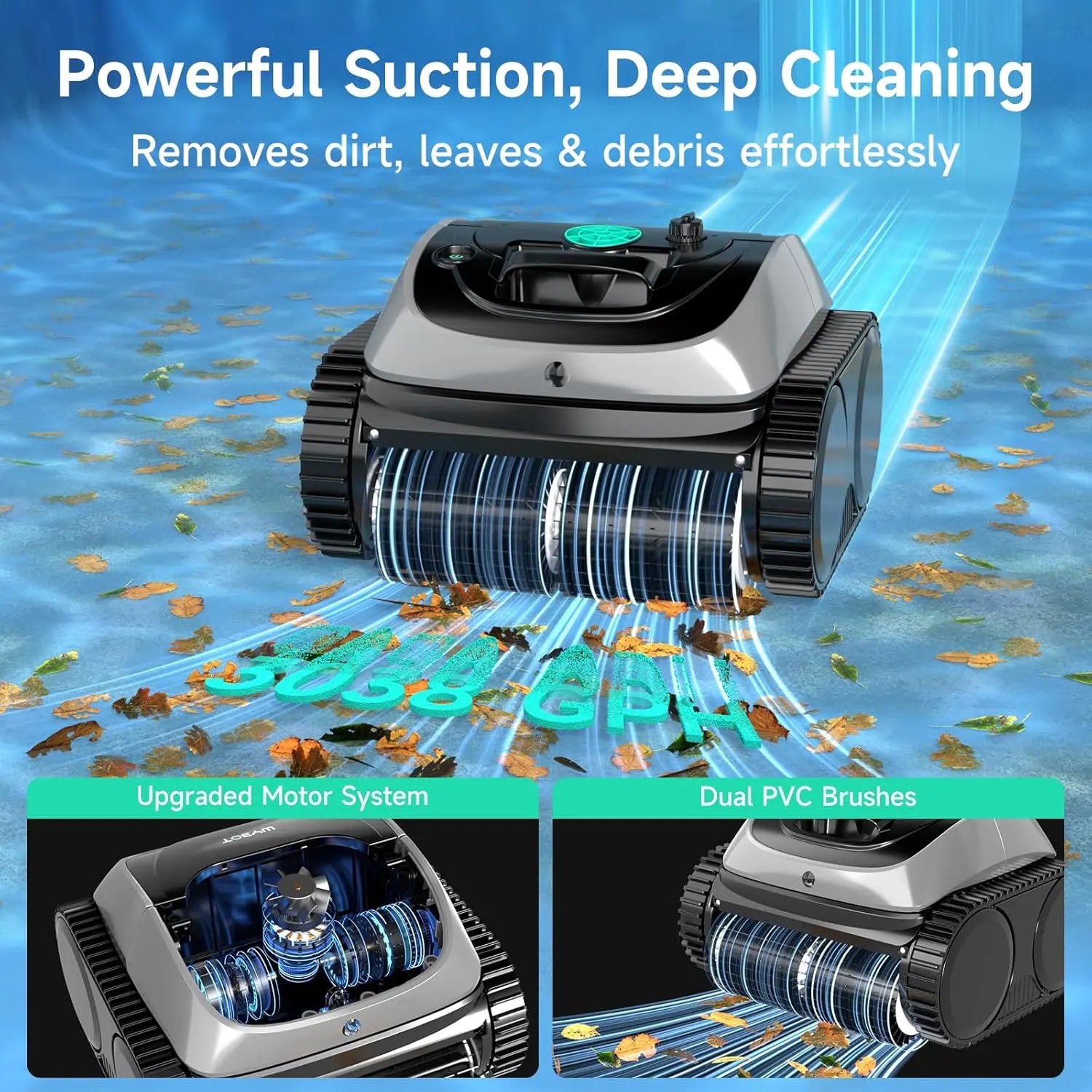 WYBOT C1 Cordless Robotic Pool Cleaner - Aqvina LLC