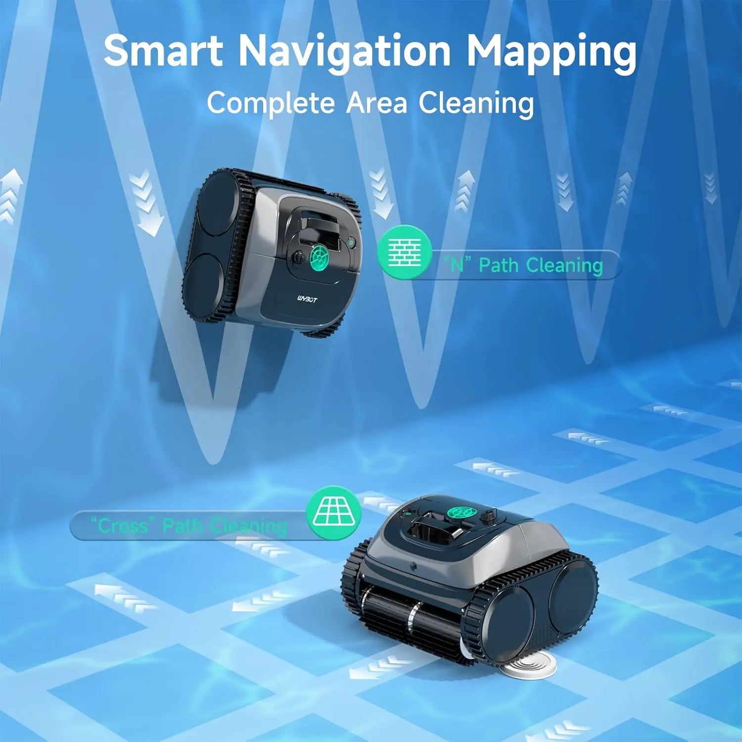 WYBOT C1 Cordless Robotic Pool Cleaner - Aqvina LLC