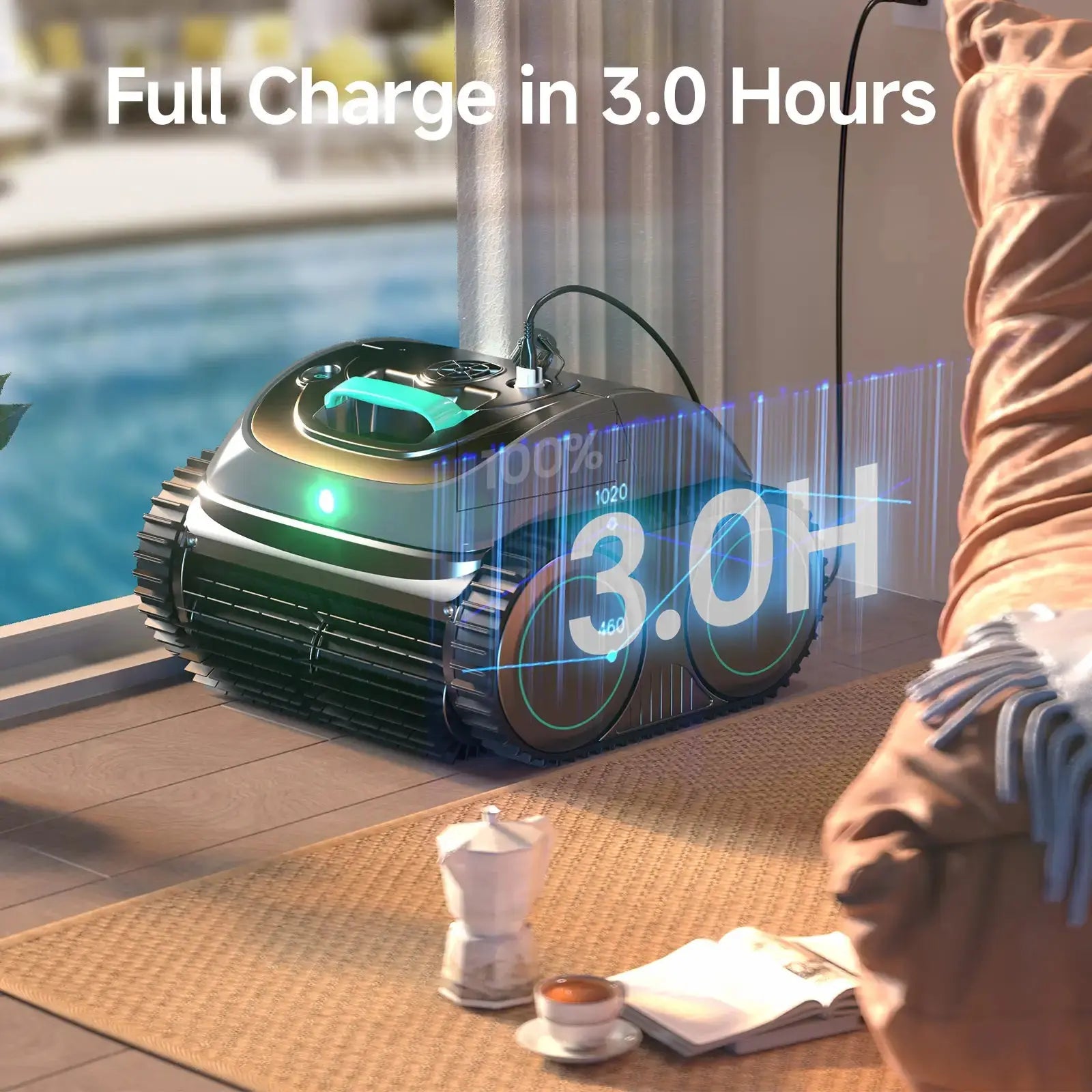 WYBOT C1 Cordless Robotic Pool Cleaner - Aqvina LLC