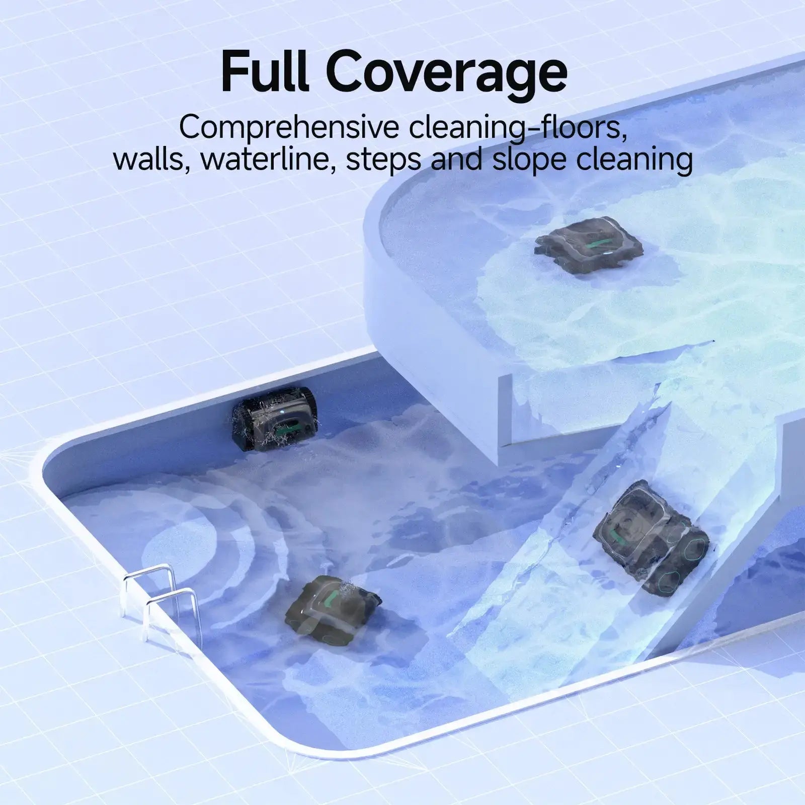 WYBOT C1 Cordless Robotic Pool Cleaner - Aqvina LLC