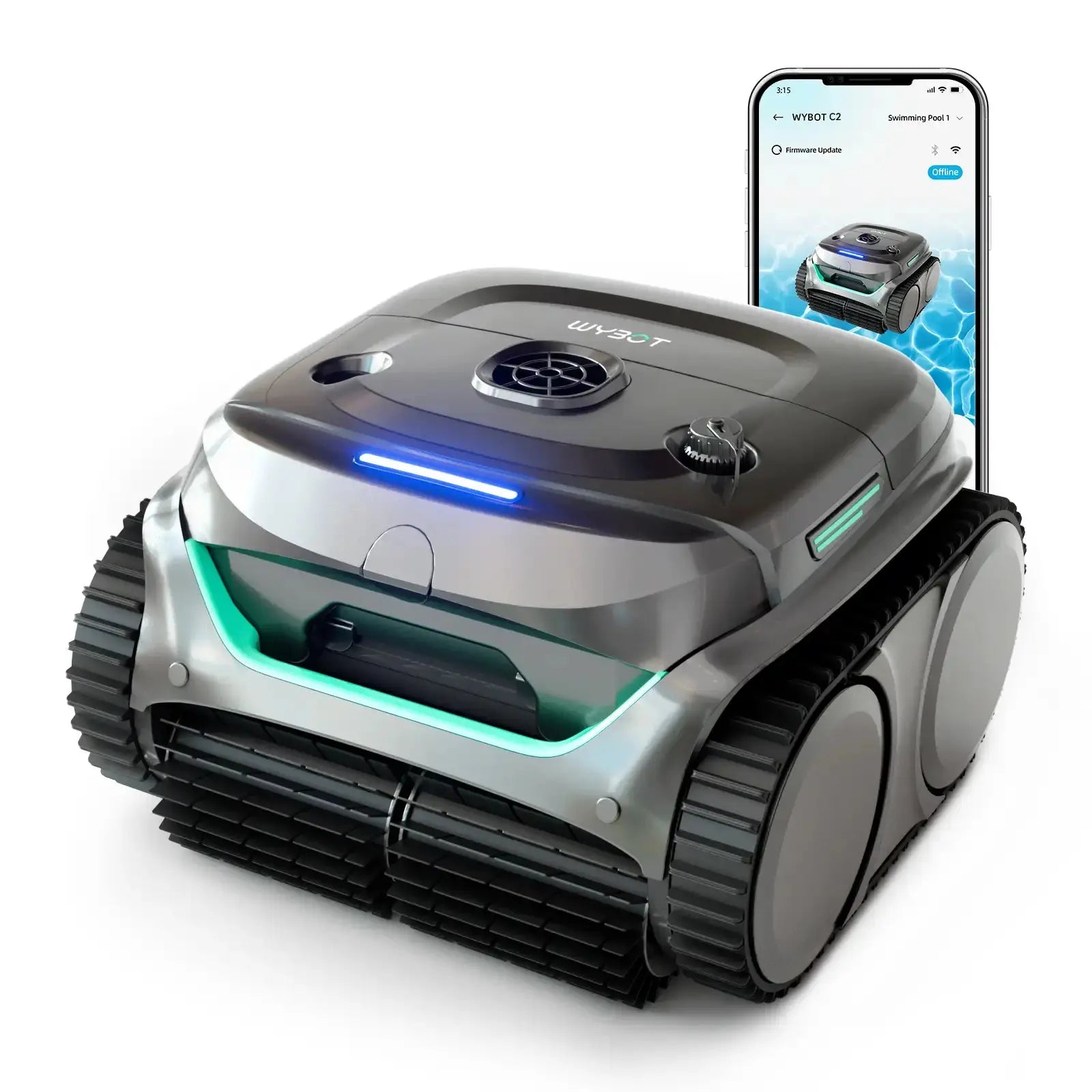 WYBOT C2 Cordless Robotic Pool Cleaner - Aqvina LLC
