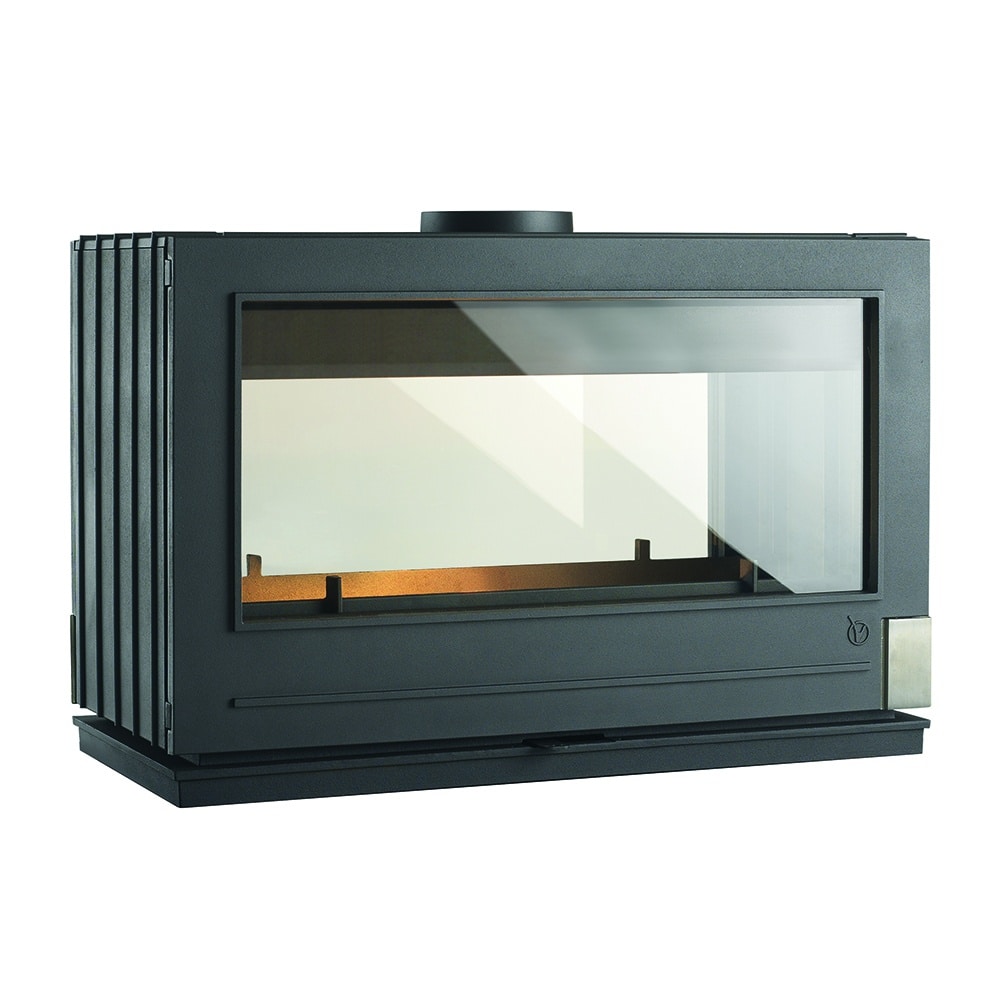 Invicta Aaron Linear See-Through Wood Stove 6129-04