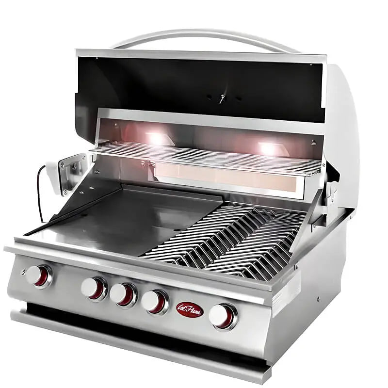 Cal Flame Carmel Q Platinum Series BBQ Island with P4 Grill Bundle | Model: BBK-870 | AQVINA World - Aqvina LLC